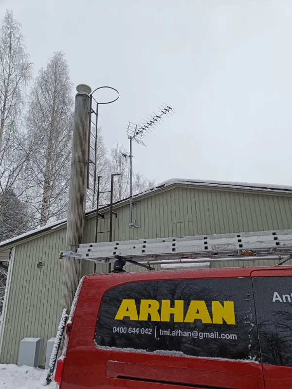 Antennityö katolla